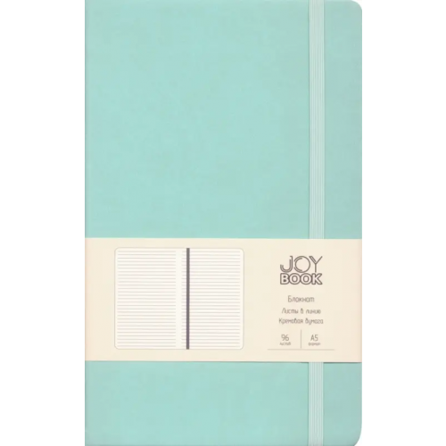 Listoff Блокнот Joy Book. Ментоловый, А5, 96 листов, линия