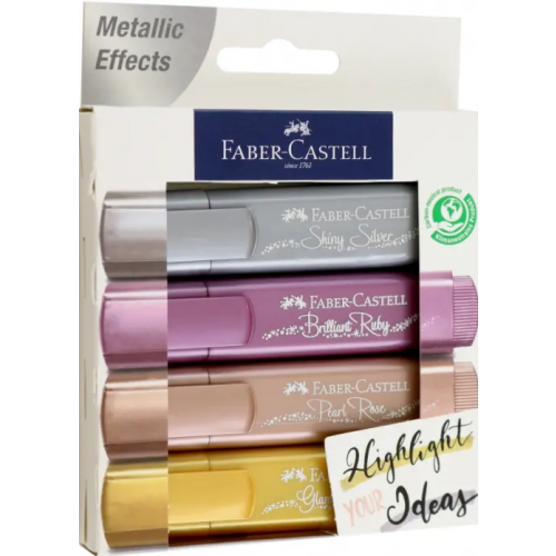 Текстовыделители "Faber-Castell. TL 46", 1-5 мм, 4 цвета
