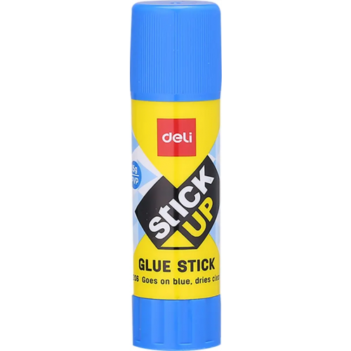 Клей-карандаш Deli "Stick UP", цвет: синий, 15 грамм, арт. EA20630