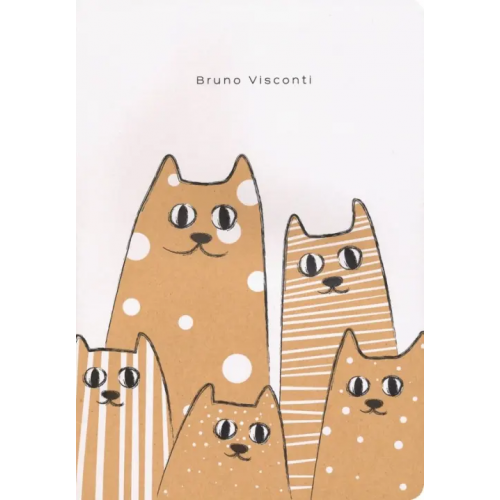 Bruno Visconti Тетрадь "Cat's company", А5, 40 листов, клетка