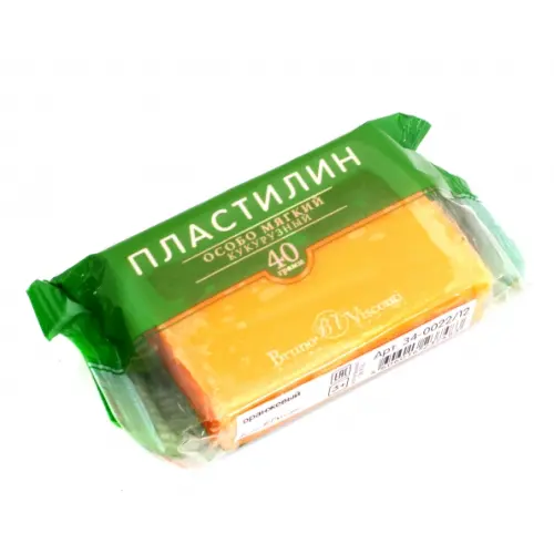 Bruno Visconti Пластилин особо мягкий, кукурузный, цвет: оранжевый, 40 г