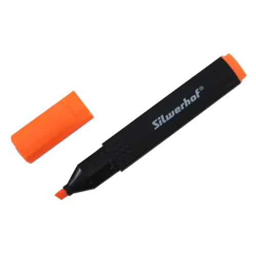 Текстовыделитель "Silwerhof. Prime", цвет: оранжевый, 1-4 мм