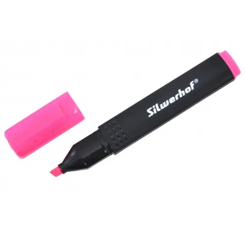 Текстовыделитель "Silwerhof. Prime", цвет: розовый, 1-4 мм