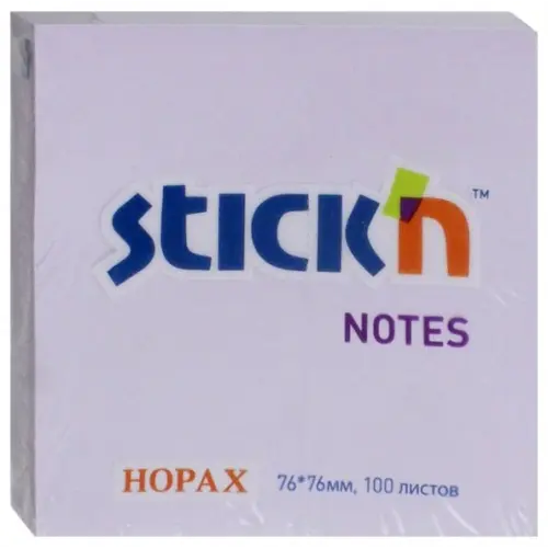 Stickn Блок самоклеящийся. Stick`n, 100 листов, пастель сиреневый