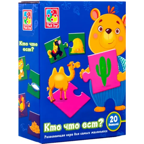 Vladi Toys Игра развивающая. Кто что ест?