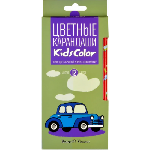 Bruno Visconti Карандаши цветные "Kids color", 12 цветов