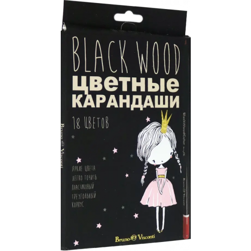 Альт Карандаши цветные "Blackwood color", 18 цветов