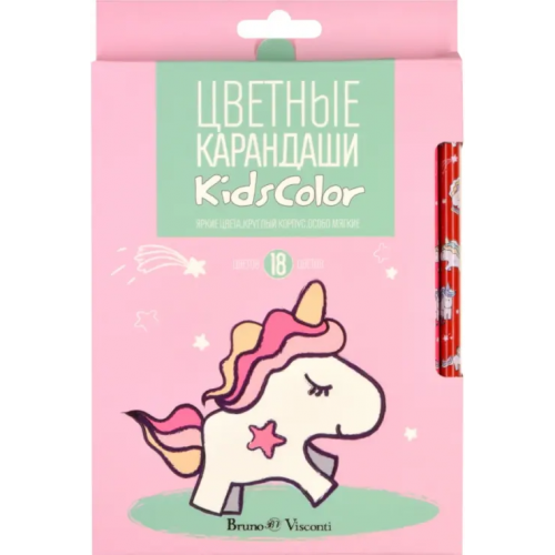 Альт Карандаши цветные "Kids color", 18 цветов