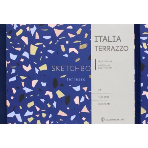 Greenwich Line Скетчбук - альбом для рисования "Italia terrazzo", А5, 80 листов