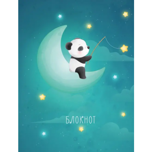 Listoff Блокнот Пандочка, А6, 48 листов, линия