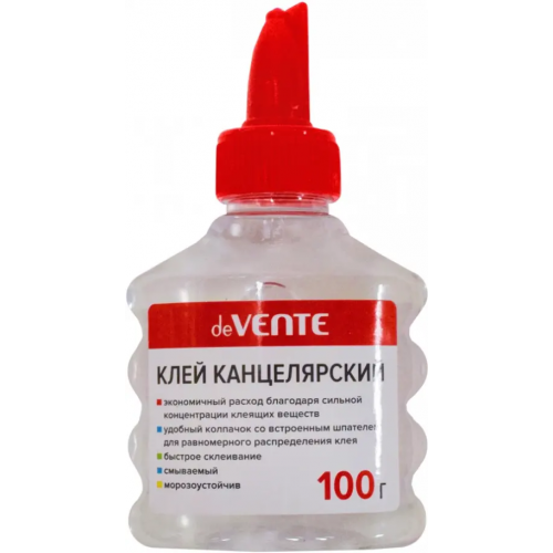 deVENTE Клей канцелярский на водной основе, 100 г