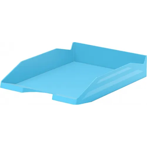 Erich Krause Лоток для бумаг пластиковый Office Pastel, голубой