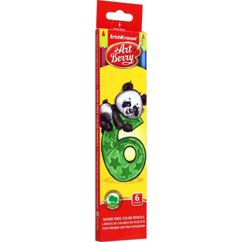 Erich Krause Карандаши шестигранные ArtBerry, 6 цветов