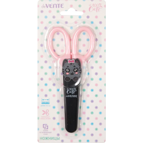 deVENTE Ножницы детские 100% Cute. Cat, 13,5см