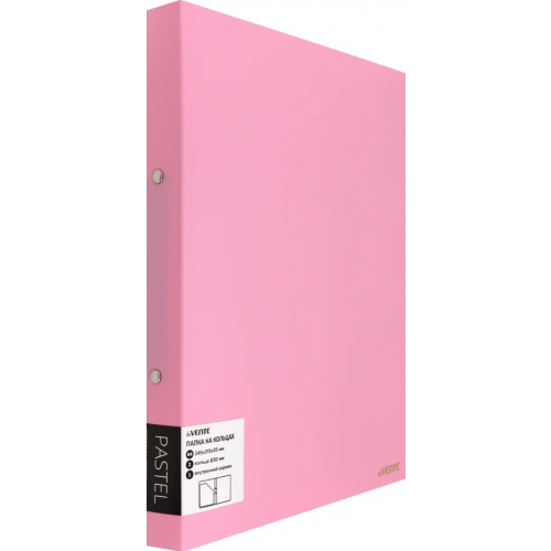 deVENTE Папка на кольцах Pastel, розовая, А4