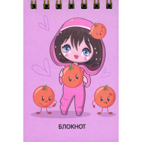 MAZARI Блокнот Девочка, А7, 40 листов, клетка