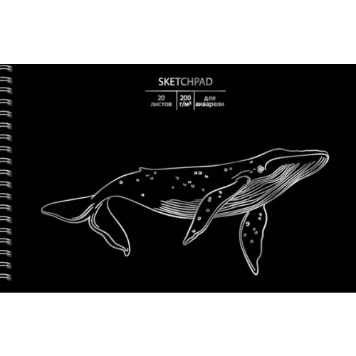 Paper Art Скетчпад Whale, 20 листов