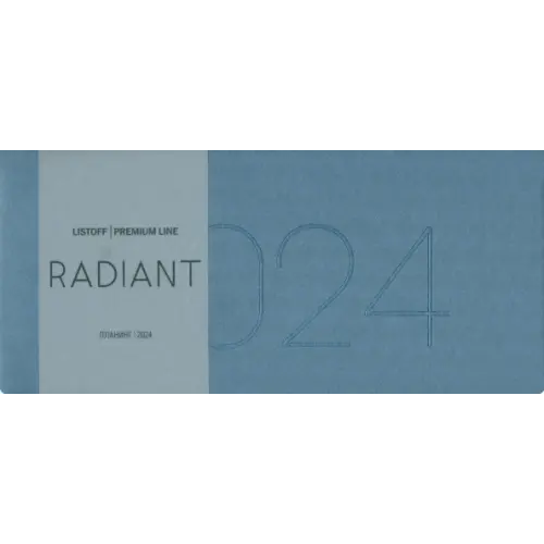 Listoff Планинг датированный на 2024 год Radiant. Серо-синий, 64 листа