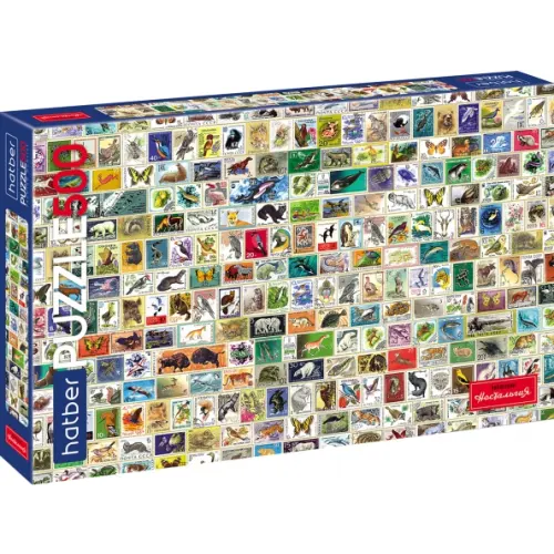 Хатбер Puzzle-500 Ностальгия. Марки