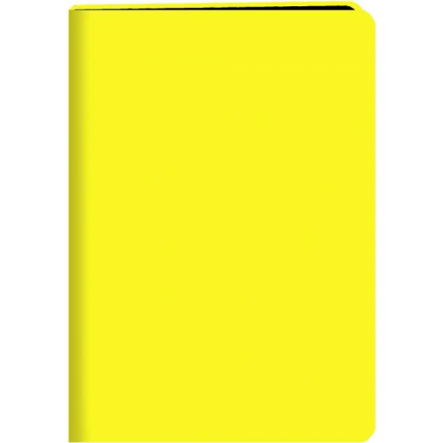 Listoff Блокнот Neon. Желтый, 48 листов, А6+, линия, клетка