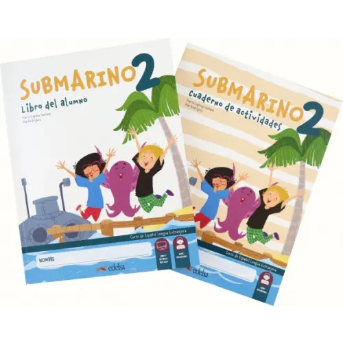 Edelsa Submarino 2. Pack. Libro del alumno + Cuaderno de actividades Santana Maria Eugenia, Rodriguez Mar