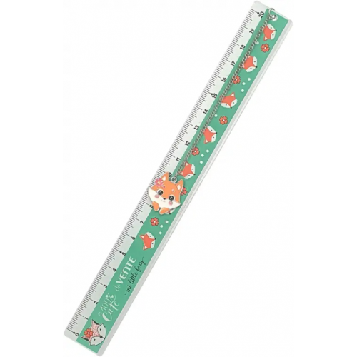 deVENTE Линейка алюминиевая 100% Cute. Fox, 20 см