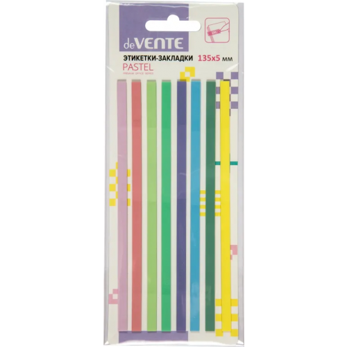 deVENTE Этикетки-закладки Pastel, 8 цветов
