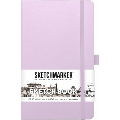 Sketchmarker Блокнот Фиолетовый, А5, 80 листов