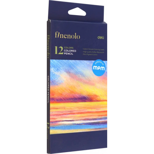 Карандаши цветные Finenolo, 12 цветов