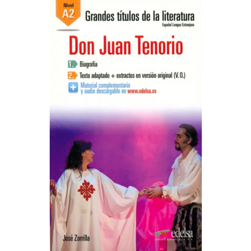Edelsa Don Juan Tenorio. A2 Zorrilla Jose