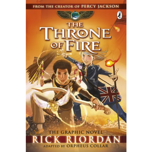 Puffin The Throne of Fire. The Graphic Novel Риордан Рик
