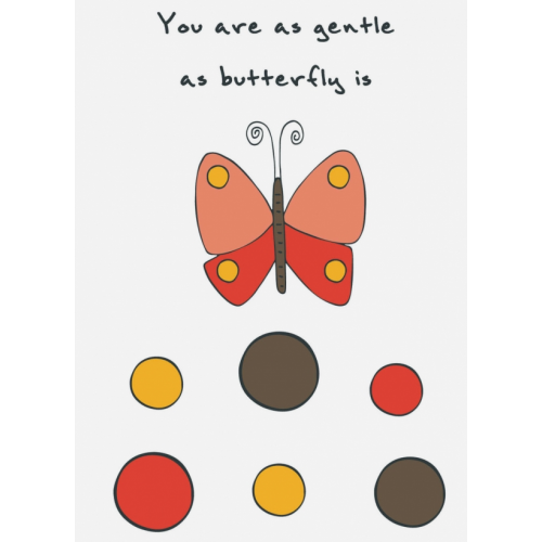 Эксмо-Пресс Блокнот для записей "You are as gentle as butterfly is"