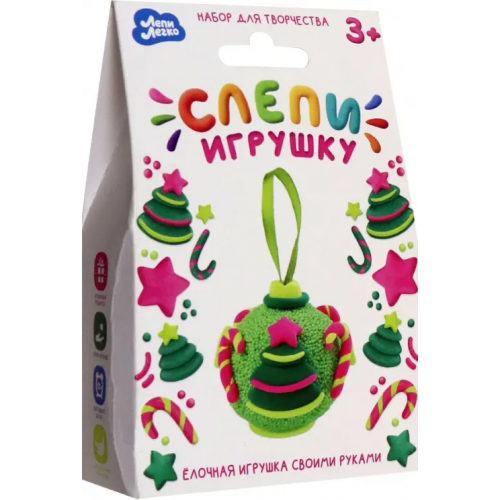 Волшебный мир Легкий пластилин. Слепи игрушку, зеленый