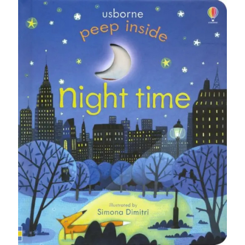 Usborne Peep Inside Night Time Милбурн Анна