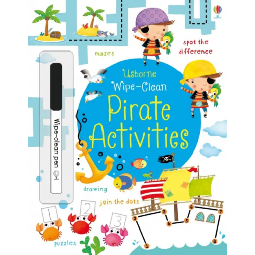 Usborne Wipe-Clean Pirate Activities Robson Kirsteen