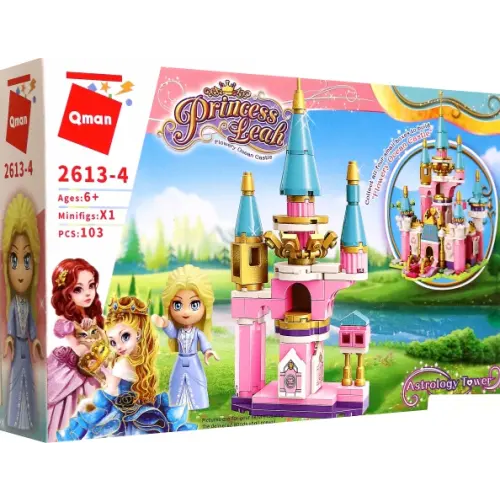Qman (Enlighten Brick) Конструктор Princess Leah. Замок принцессы. Башня астронома