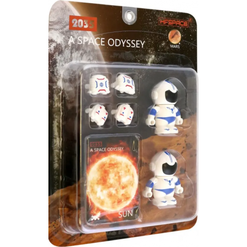 Junfa Игровой набор Покорители космоса. 2 фигурки космонавтов
