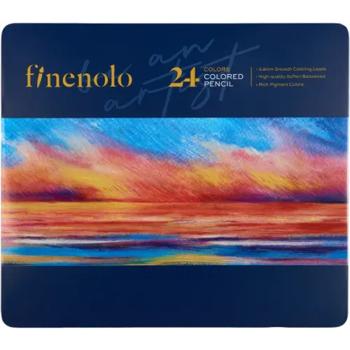 Карандаши цветные Finenolo, 24 цвета