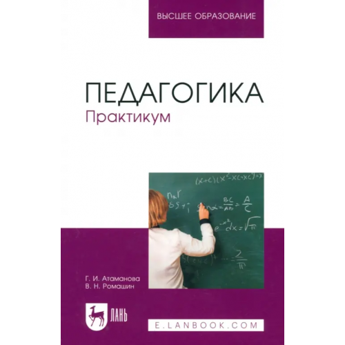 Лань Педагогика. Практикум. Учебное пособие для вузов Атаманова Галина Ивановна, Ромашин Владимир Николаевич