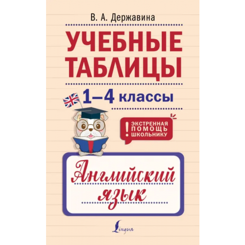 АСТ Учебные таблицы. Английский язык. 1-4 классы Державина Виктория Александровна