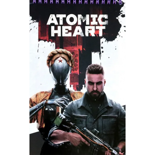 Оригами Творческий блокнот cо стикерами Atomic Heart. Атомное противостояние