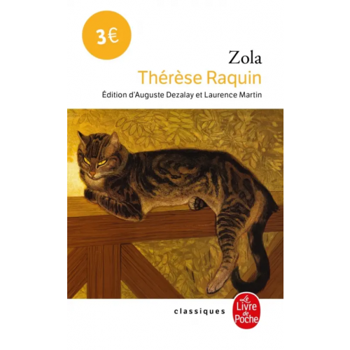 Livre de Poche Therese Raquin Zola Emile