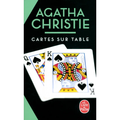 Livre de Poche Cartes sur table Christie Agatha