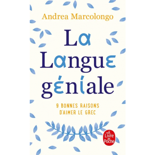 Livre de Poche La Langue géniale Marcolongo Andrea