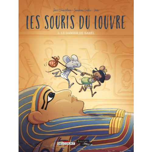 Delcourt Les Souris du Louvre. Tome 2. Le Damier de Babel Chamblain Joris