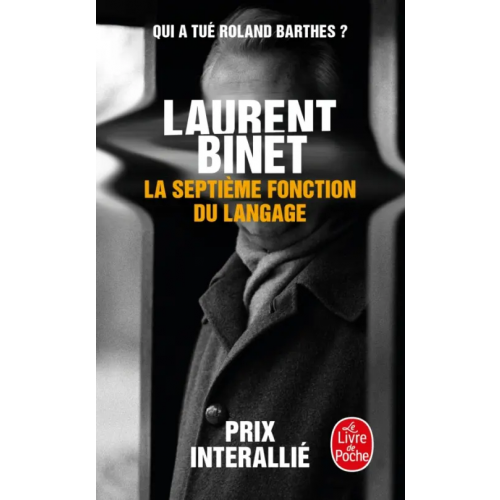 Livre de Poche La Septième fonction du langage Binet Laurent