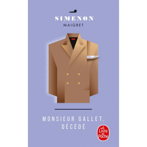 Livre de Poche Monsieur Gallet, decede Simenon Georges