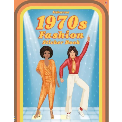 Usborne Historical Sticker Dolly Dressing 1970's Fashion Bone Emily