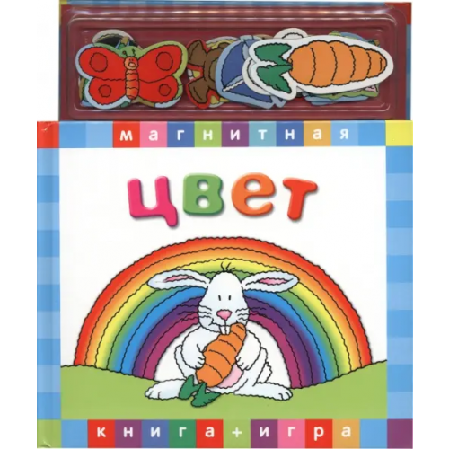 Новый формат Магнитная книга-игра. Цвет