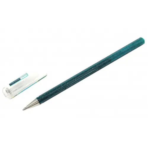 Pentel Ручка гелевая "Hybrid Dual Metallic", цвет чернил зеленый + синий металлик